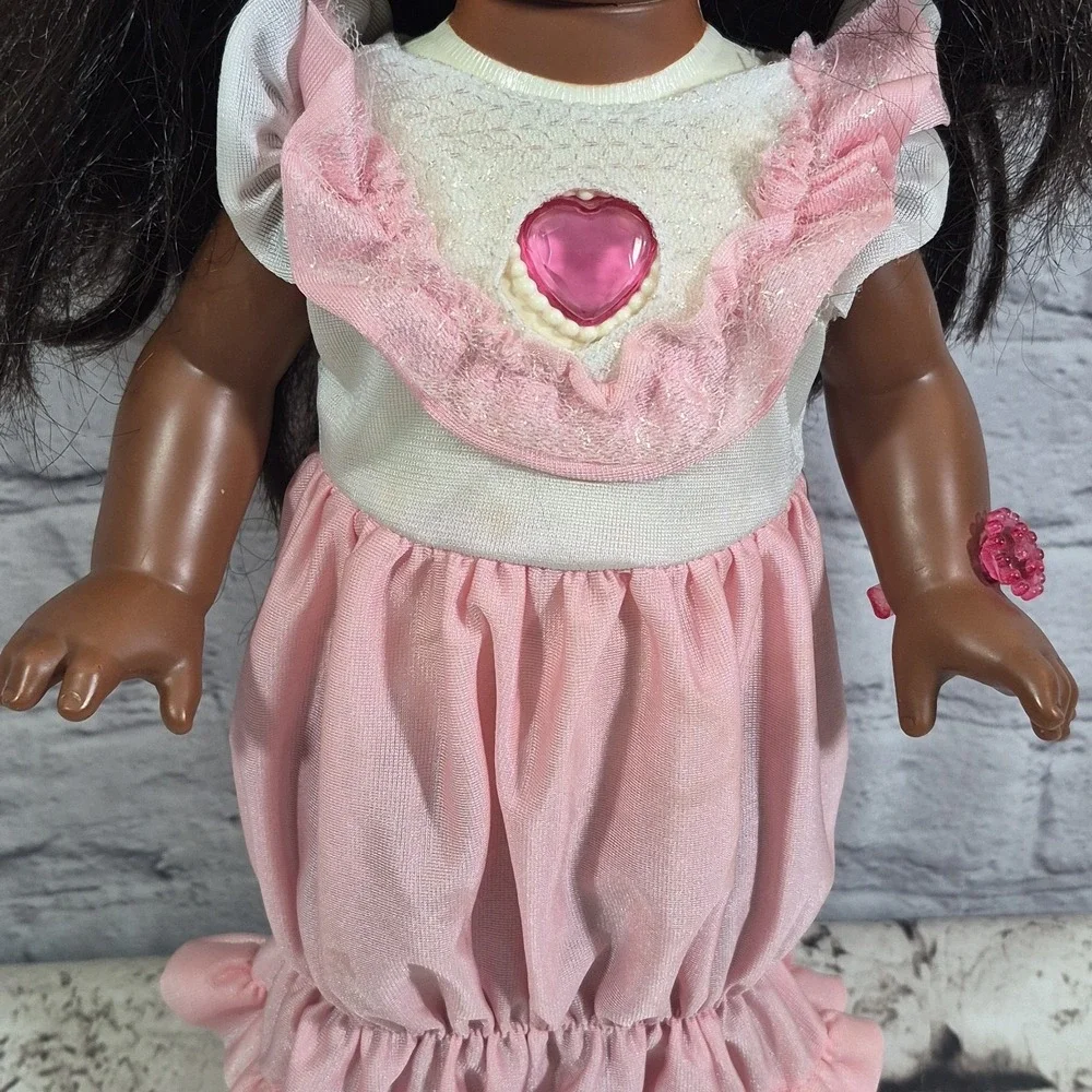 PJ Sparkle Doll 1988 Mattel Vintage African American AA Lights Up! READ Flaw